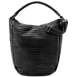 FredsBruder Gürteltier S Schultertasche Leder 31 cm  grau