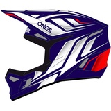 O'Neal 3SRS Vertical Motocross Helm, weiss-rot-blau, Größe L