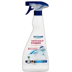 HEITMANN Anti-Kalk Power Kalkentferner, Schmutzentferner entfernt kraftvoll hartnäckigen Kalk, Schmutz und Seifenreste , 500 ml - Sprühflasche