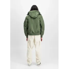 Alpha Industries MA-1 Hooded grün L