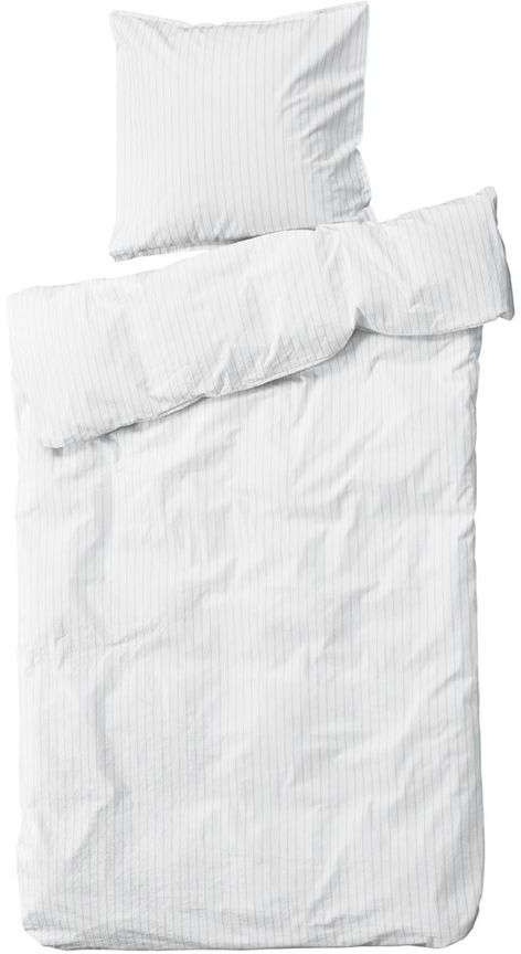 ByNord - Dagny Bed Linen 140x200 Snow/Ocean