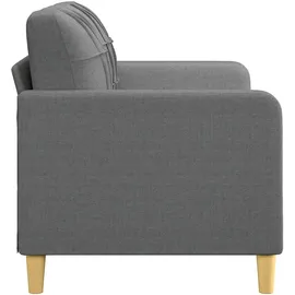 vidaXL 2-Sitzer-Sofa Dunkelgrau 140 cm Stoff