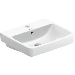 Waschtisch Duravit No. 1 550 x 175 x 460 mm, mit Überlauf, 1 Hahnloch, weiß - 2375550000