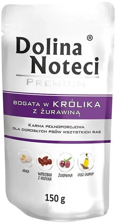 Dolina Noteci Premium Kaninchen mit Cranberry 150g