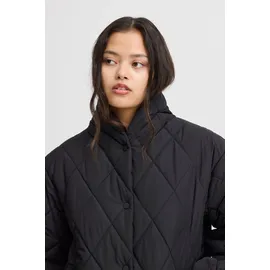 ICHI IHHANSA JA2", Damen, Steppjacke Übergangsjacke Jacke mit Stehkragen farblich passend gefüttert loose fit, hüftlang, Jacken