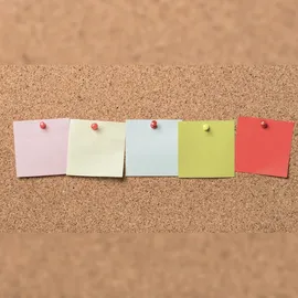 ALLboards Pinnwand mit Naturholzrahmen 30x40cm