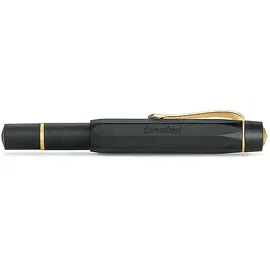 KAWECO Füllfederhalter Set AL Sport Piston Schwarz/Gold M