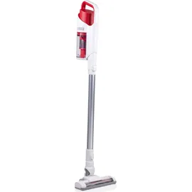 Dirt Devil 2-in-1 Akku Staubsauger - DD9002 - 150W - Hand- und Stielstaubsauger - Inkl. Kombibürste und Düse - Akkulaufzeit bis zu 30 minuten - 2 Einstellungen - Weiß/Rot