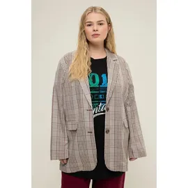 Studio Untold Blazer kariert kastanienbraun 42-44