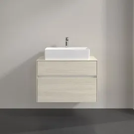 Villeroy & Boch Waschtischunterschrank 2 Auszüge 80 x 54,8 x 50 cm Eiche