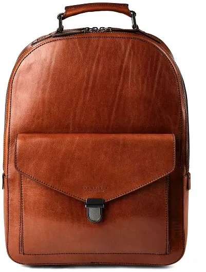 The Bridge 1980 Daypack Leder 42 cm Laptopfach  braun