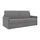 vente-unique - Schlafsofa 3 Calife - Polyester - hellgrau