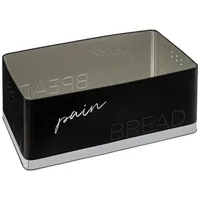 5five simply smart Brotkasten, schwarz Metall, 20.2x14.5x32.7 cm, Küchenzubehör, Brotkästen | -Körbe