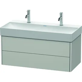 Duravit XSquare Waschtischunterschrank, 2 Schubkästen, Betongrau matt