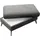 sit&more Stauraumhocker Morris Jubi 103 x 44 x 69 cm Polyester Grau