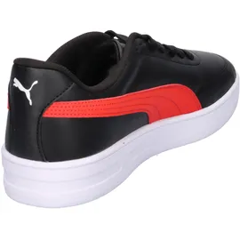 Puma Court Classic Clean Puma Black/For All Time Red/Puma White 45