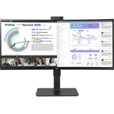 LG 34BQ77QC-B (3440 x 1440 Pixel, 34"), Monitor, Schwarz
