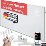 Heidenfeld Infrarotheizung HF-HP140 | bis 10 m2 | Heizkörper | Heizpaneel | Infrarot | App Steuerung | Touch Bedienfeld - Standfüße 300 Watt)