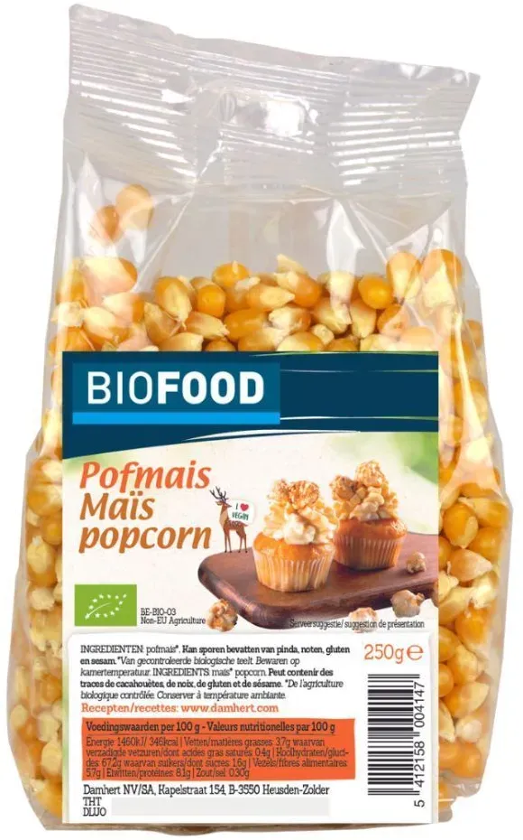 Biofood Maïs Popcorn BIO