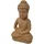 Goldbach Asia Buddha Statue 28cm Braun Keramik Feng Shui