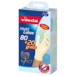 Vileda Multi Latex Einweghandschuhe, 80+20, S/M, 19797