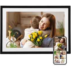 VEVOR 260x180mm Digitaler Bilderrahmen 32 GB IPS Touchscreen WLAN Fotorahmen