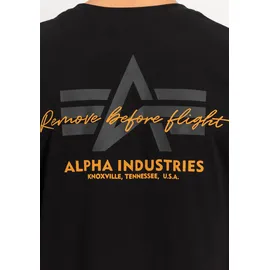 Alpha Industries Tonal Logo Print schwarz XL