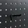 Beliani Schreibtisch mit Lochplatte Buxton Dunkelbraun 84 cm 48 cm