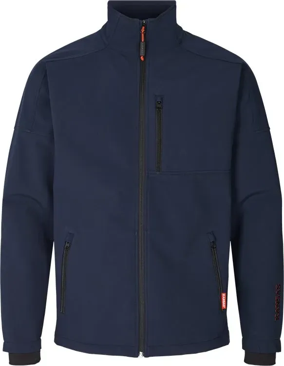Kansas Evolve Basic Softshell 132405 - dunkelmarine - S