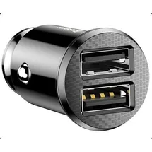 Baseus Autoladegerät 2x USB 3,1 A Schwarz