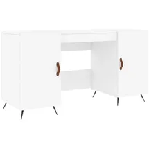 vidaXL Schreibtisch Weiß 140x50x75 cm Holzwerkstoff -