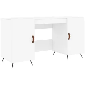 vidaXL Schreibtisch Weiß 140x50x75 cm Holzwerkstoff -