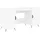 vidaXL Schreibtisch Weiß 140x50x75 cm Holzwerkstoff -