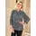 GOLDNER Feinplissee-Bluse mit Schluppe schwarz S