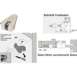 Exzenter-Verbindungsbeschlag VB 21