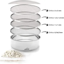 Lacor Austauschbare Masche-Sieb 20 cm Edelstahl Silber
