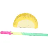 LABRIMP Pinata Zitrone Obst Sommer Kindergeburtstag Party Dekorationen Handgemacht mit Schlagstäbchen Mexikanische Piñata Partygeschenk für Jungen und Mädchen Füllbar mit Süßigkeiten 1 Satz