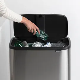 Brabantia Bo Touch Bin Hi 60 l Matt Steel
