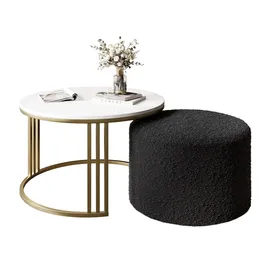 lookway LORI Hochglanz Gold/Schwarz Metall 70 x 49 cm