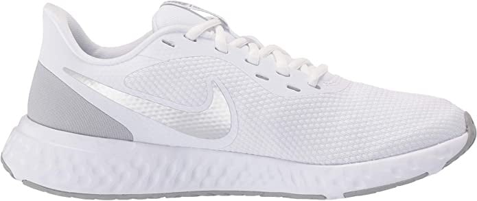 nike revolution 5 white wolf grey