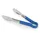 HENDI Servierzange 300 mm Edelstahl Blau