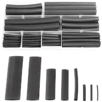 Quadrios Schrumpfschlauch 22CA167 Schwarz 1 Set