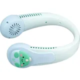 Wiederaufladbarer, Tragbarer Nackenventilator Mit Usb-anschluss Und Integriertem Akku – Leise Und Verdrehsicher, Ideal Für Kinder Und Erwachsene, Perfekt Für Outdoor-sportarten Und Mit Drachenmotiv.
