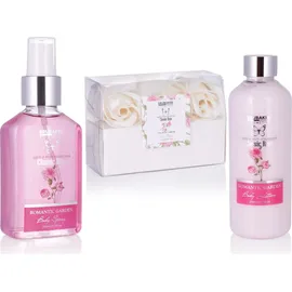 Brubaker Cosmetics Bade- und Dusch Set Rosen Duft - Beauty Geschenkset in Vintage Geschenkbox