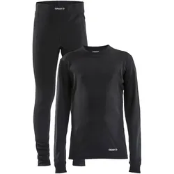 CRAFT Core Dry Baselayer Unterwäsche-Set Kinder 999000 - black 110/116
