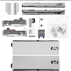 BLUM Schubladenschienen TANDEM Zargenhöhe 115mm 20kg, NL300mm grau, bis KB1400mm