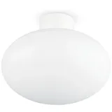 Ideal Lux Deckenleuchte Clio Aluminium IP44 E27 spritzwassergeschützt weiß