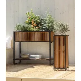 Dehner Boston 33 x 84 x 33 cm Schwarz/Braun