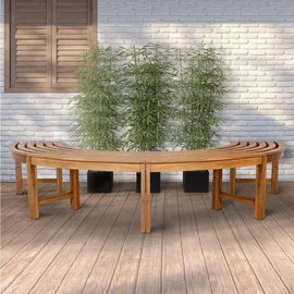 deluke Baumbank 250 x 125 x 45 cm Braun
