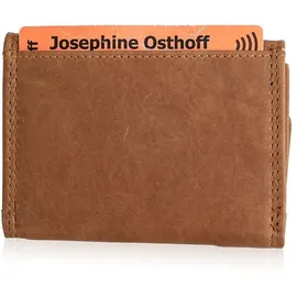 Josephine Osthoff Geldbörse klein unisex Portemonnaie braun